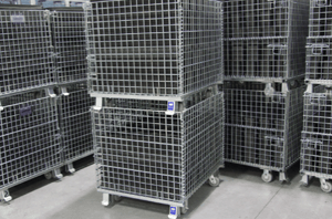 Rolling Wire Mesh Contrainers